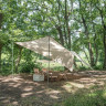 Тент NATUREHIKE CAR REAR CANOPY NH21TM001 590*340 см для кемпинга песочный с тремя стойками 6927595777831